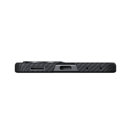Husa Pitaka Samsung Z Flip8, Edge Case, MagSafe, Ultra Slim, Negru/Gri [5]