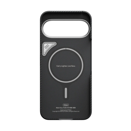Husa Pitaka Google Pixel 11 Pro XL, Edge Case, MagSafe, Ultra Slim, Negru/Gri [2]