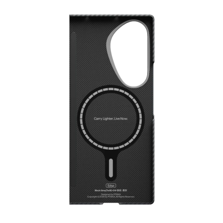 Husa Pitaka Samsung Z Fold8 Ultra, Edge Case, MagSafe, Ultra Slim, Negru/Gri [3]