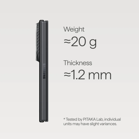 Husa Pitaka Samsung Z Fold8, Edge Case, MagSafe, Ultra Slim, Negru/Gri [8]