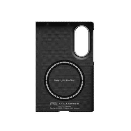 Husa Pitaka Samsung Z Fold8, Edge Case, MagSafe, Ultra Slim, Negru/Gri [3]
