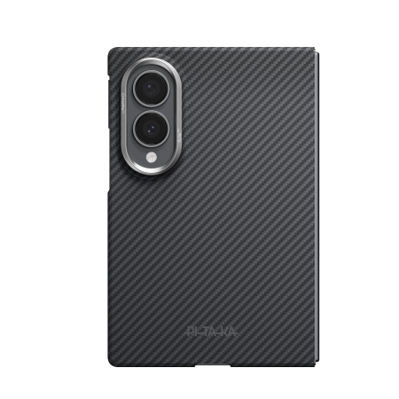 Husa Pitaka Samsung Z Fold8, Edge Case, MagSafe, Ultra Slim, Negru/Gri [2]