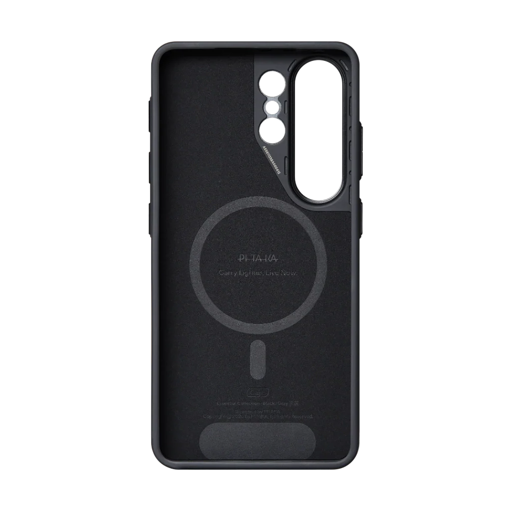 Husa Samsung S26 Ultra Pitaka, Cairn Case, Aaron Button, MagSafe, Aramida, Negru/Gri [2]