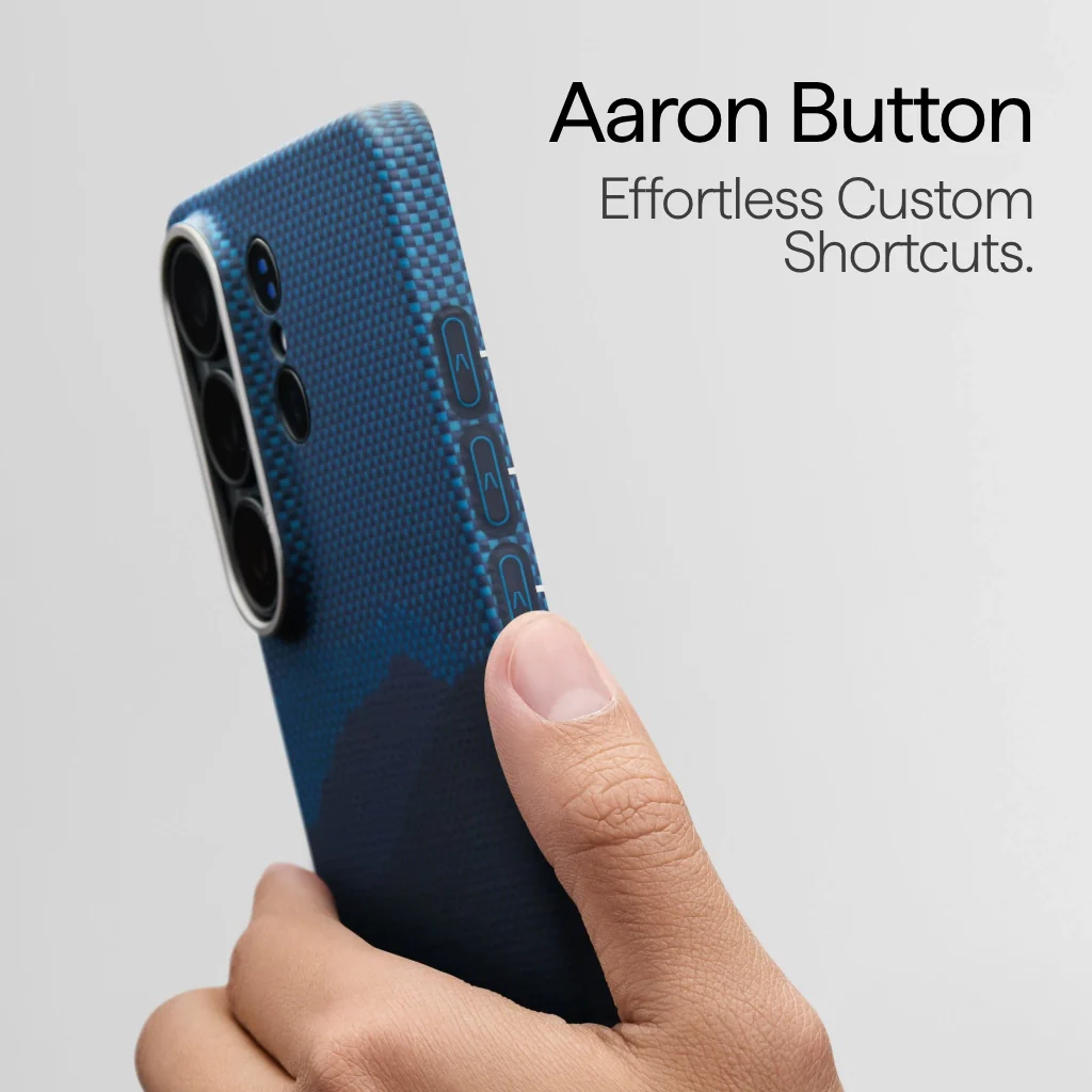 Husa Samsung S26 Ultra Pitaka StarPeak Over The Horizon, Edge Case, Aaron Button, MagSafe, Aramida [4]