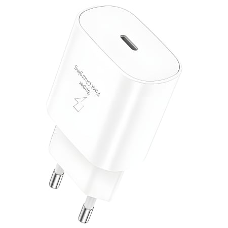 Samsung - Incarcator 25W Fast Charge, Daden, USB Type-C, Incarcare Rapida, Power Delivery, Protectie inteligenta, Alb