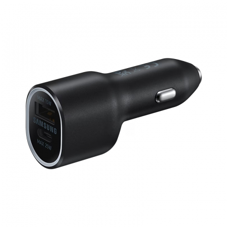 Samsung - Incarcator Auto Samsung, 40W, 2A, 1 X USB-C, 1x USB-A, Negru