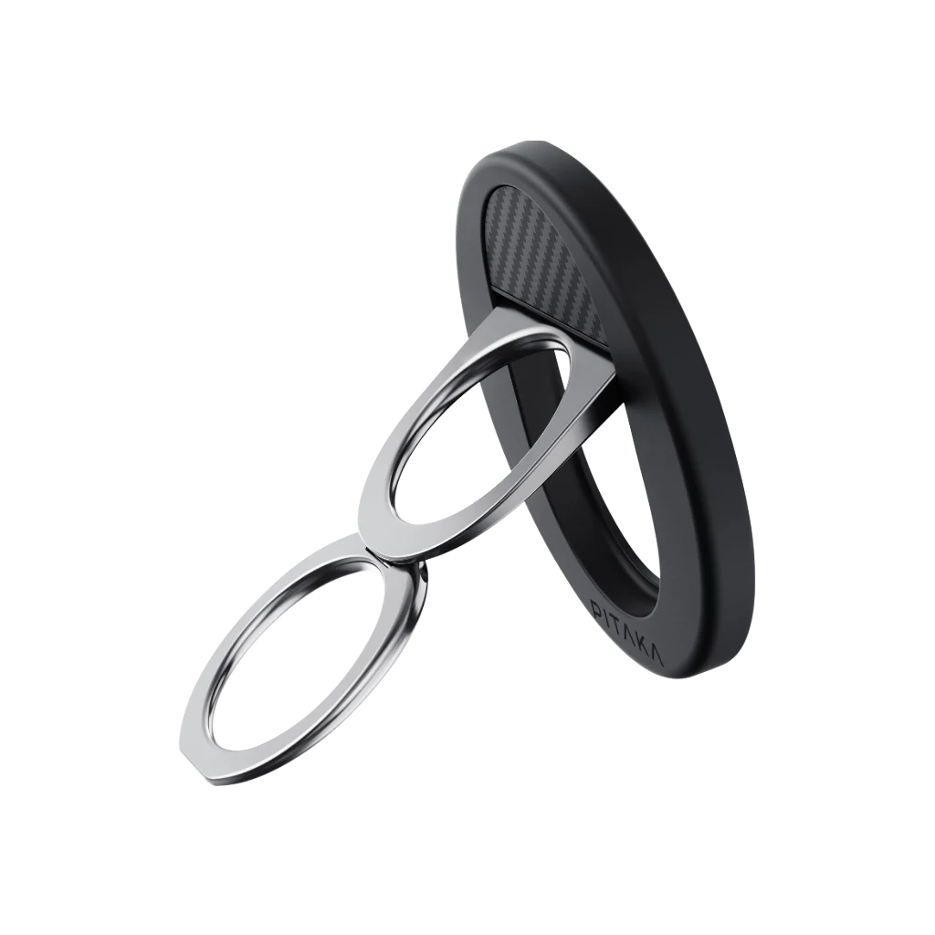 Accesorii - MagEZ Grip 3, Suport magnetic pentru telefon cu inel de prindere, Negru