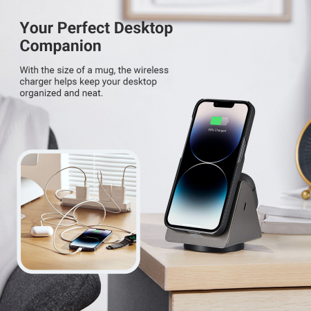 MagEZ Slider 2- Statie de Incarcare Wireless cu Baterie Externa Magnetica Integrata [7]