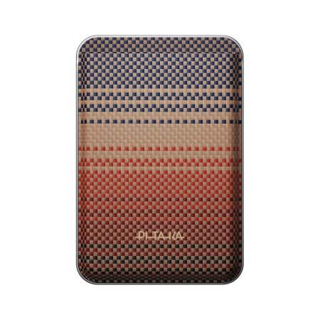Portofel PITAKA Carry MagMod Stand Wallet, MagSafe, Stand Reglabil 0-120°, Fibra de Aramida, Sunset [1]