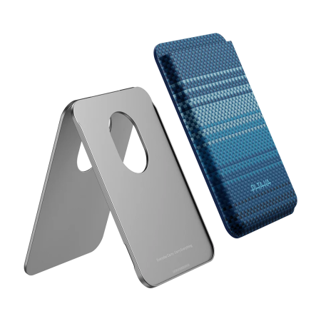 Portofel PITAKA Carry MagMod Stand Wallet, MagSafe, Stand Reglabil 0-120°, Fibra de Aramida, Moonrise [3]