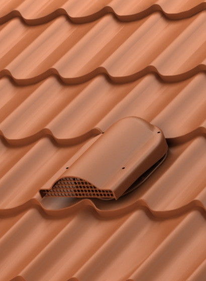 Coș ventilare tablă fățuită