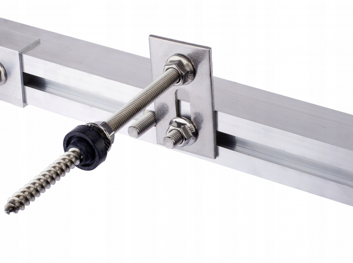 Profil aluminiu 2,4 m 40x40 lungime suport panou solar [4]