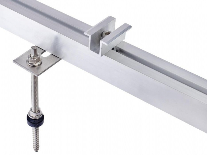 Profil aluminiu 2,4 m 40x40 lungime suport panou solar [3]