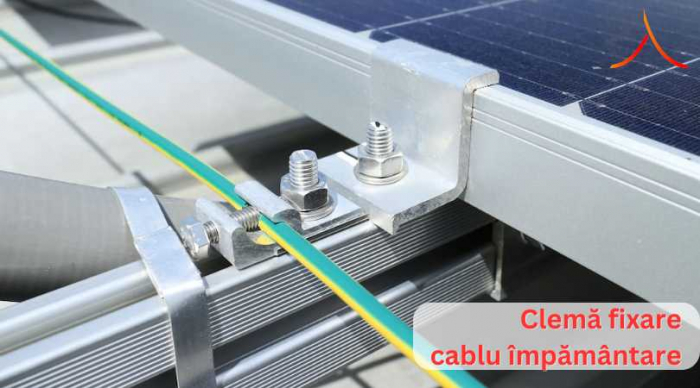 Clemă pentru cablu de împământare sisteme fotovoltaice [7]