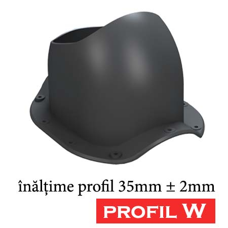 Cos ventilare tigla metalica W [2]