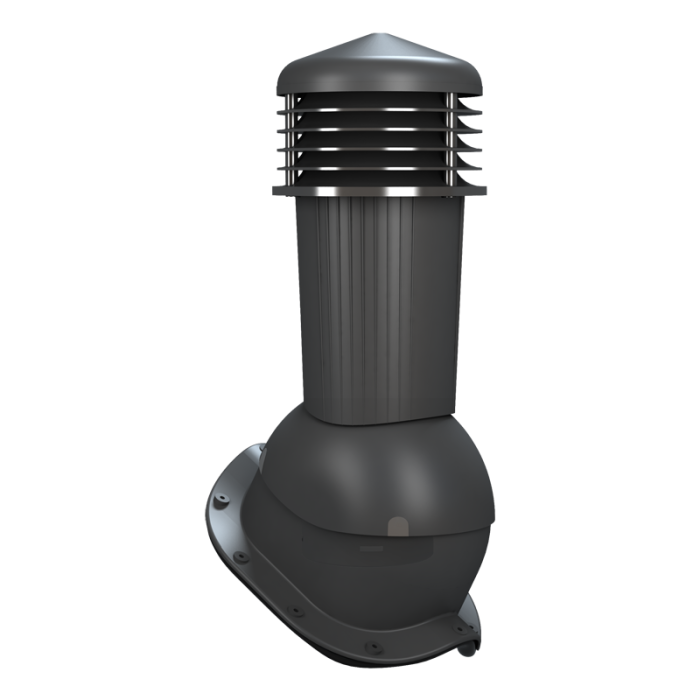 Coș ventilare tigla metalica profil U Ø 125 mm [9]