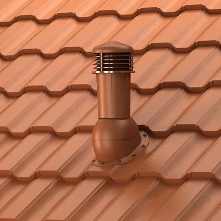 Coș ventilare tigla metalica profil U Ø 125 mm [5]
