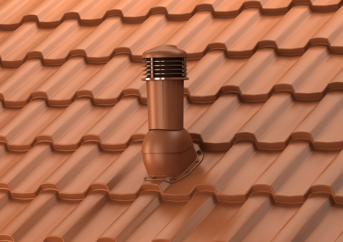 Cos ventilare tigla metalica W [7]