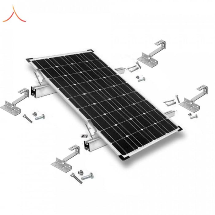 KIT Structura de montaj pentru 1 panou solar fotovoltaic acoperis tigla [1]