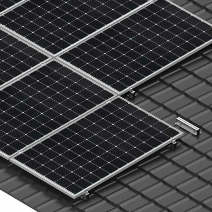 Kit structura MINI montaj 2 panouri fotovoltaice acoperis metalic [8]