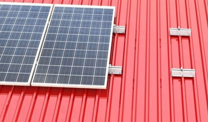 Kit structura MINI montaj 6 panouri fotovoltaice acoperis metalic [9]
