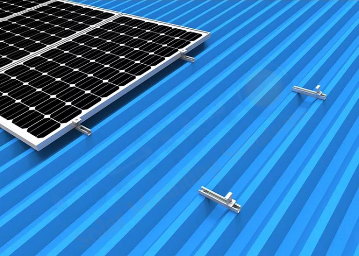 Kit structura MINI montaj 6 panouri fotovoltaice acoperis metalic [7]