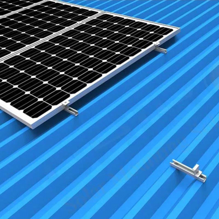 Kit structura MINI montaj 7 panouri fotovoltaice acoperis metalic [7]