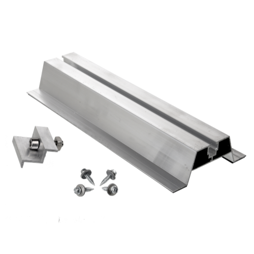 Kit structură MINI montaj 9 panouri fotovoltaice acoperiș metalic [5]