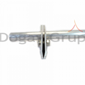 Suport ALUMINIU pentru 1 Cilindru parazapada tabla click, faltuita, retropanel [3]