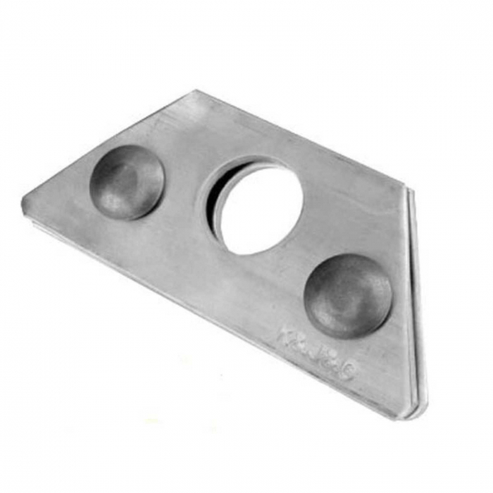 Suport ALUMINIU pentru 1 Cilindru parazapada tabla click, faltuita, retropanel [2]