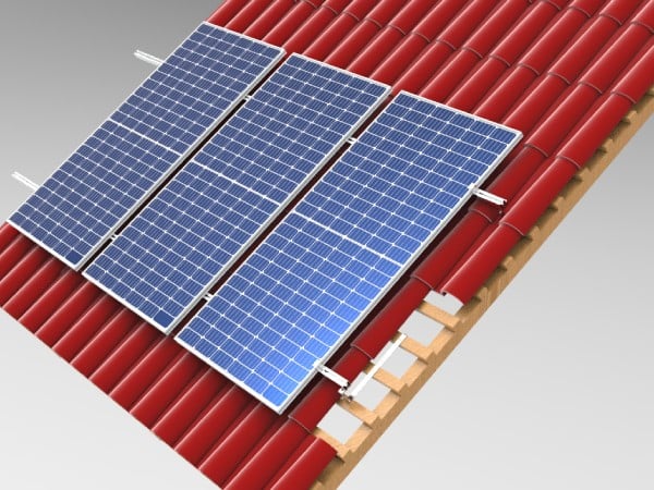 Suport pentru panouri solare cu reglare verticală S 470 x 25 x 4 [3]