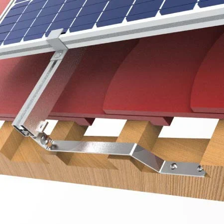 Suport reglabil tip S panou solar pentru țiglă ceramică solzi [4]