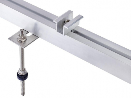 Profil aluminiu 2,4 m 40x40 lungime suport panou solar [2]