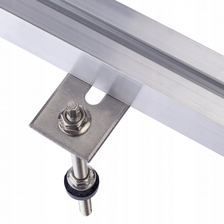 Profil aluminiu 2,4 m 40x40 lungime suport panou solar [1]