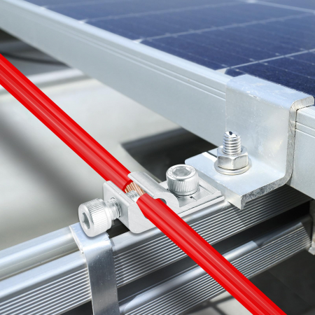 Clemă pentru cablu de împământare sisteme fotovoltaice [2]