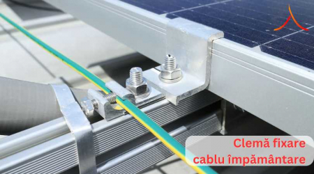 Clemă pentru cablu de împământare sisteme fotovoltaice [6]