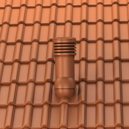 Cos ventilare țiglă din beton Bramac Alpina [1]