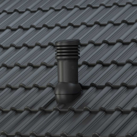 Coș de ventilare și aerisire EVO cu scurgere condens pentru țiglă Bramac Romana [1]
