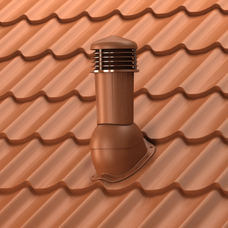 Coș ventilare tigla metalica profil U Ø 125 mm [7]