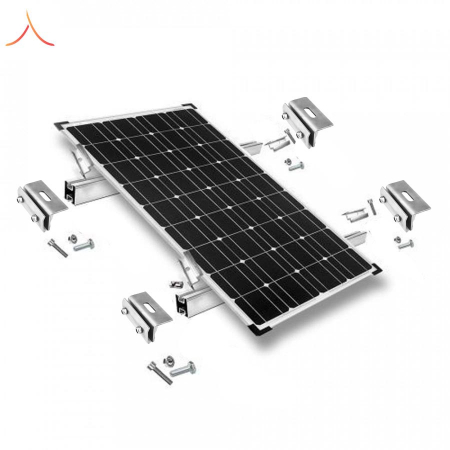 KIT Structura de montaj pentru 1 panou solar fotovoltaic acoperis tabla faltuita [0]