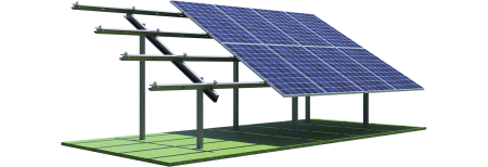 Kit Structură Montaj 10 Panouri Fotovoltaice pe Sol [3]