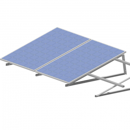 KIT montaj terasa - Kit structura montaj 14 panouri fotovoltaice acoperis plat, terasă