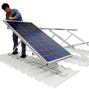 Kit structura montaj 16 panouri fotovoltaice acoperis plat, terasă [1]