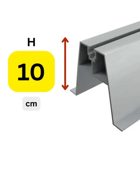 profile - Sină mini rail 250 x 100 mm panou fotovoltaic