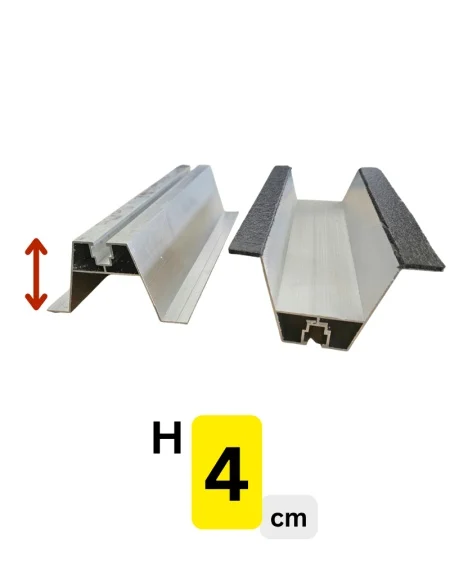 profile - Sina mini prinderi panouri solare fotovoltaice 40 mm înălțime
