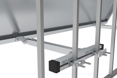Structura panou fotovoltaic fixare balcon reglabil [3]