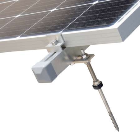 Șurub cu placă adaptoare M10 x 200 mm panou solar fotovoltaic [2]