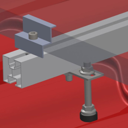 Șurub Ancoră (Hanger Bolt) M10x300 Filet Dublu Inox A2 pentru Panouri Fotovoltaice [4]