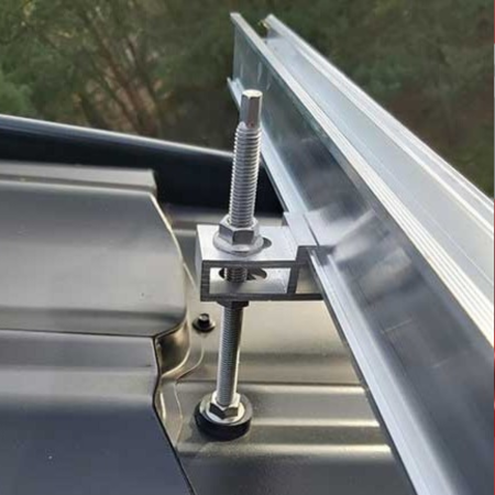 Șurub Ancoră (Hanger Bolt) M10x300 Filet Dublu Inox A2 pentru Panouri Fotovoltaice [3]