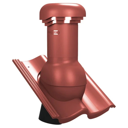 Coș Aerisire Țiglă Bramac WiroVent Pro Ø150 mm maro 8017, 150 mm, Donau